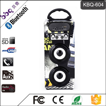 BBQ KBQ-604 10W 1200mAh DJ Empty Speaker Box
